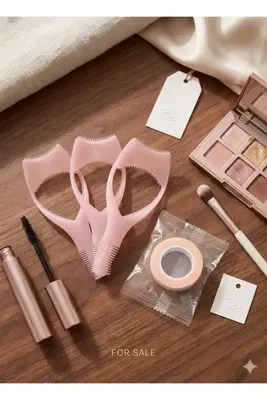 skycott Pratik Göz Makyajı Seti - 3'lü Mascara Aparatı ve Far Bandı