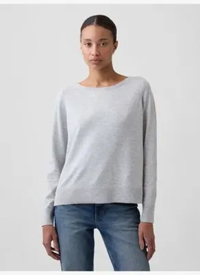 GAP Relaxed Jersey Boatneck Kazak