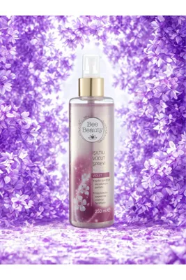 Bee Beauty Violet Işıltılı Vücut Spreyi 250 ml