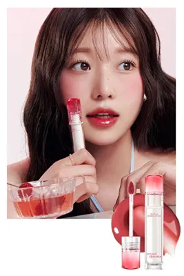 CLIO Yapışkanlık Hissi Vermeyen Yoğun Işıltılı Tint CLIO Crystal Glam Tint (01 Vintage Apple)