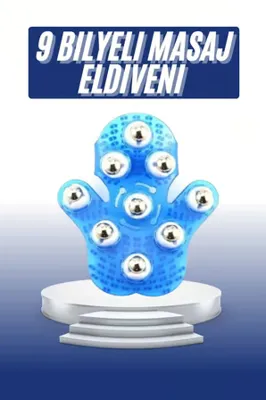 Lisinya Masaj Aleti El Şeklinde Omuz Bacak Bilyeli Masaj Eldiveni El Şekilli - Lisinya