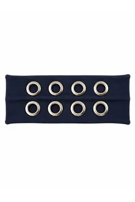 Cherry Lemon Eni Geniş Kalın Büyük Metal Halka Zımbalı 8adet Delikli Y2K Saç Bandı Pamuk Punk Bandana pinterest 9-10cm