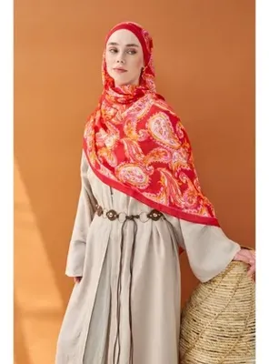 Silk Home Riva Şal Tencel Paisley Narçiçeği
