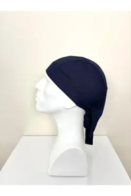 ADALILAR İŞ ELBİSELERİ Chef Aşçı Kep Şef Şapka Bandana (Lacivert)