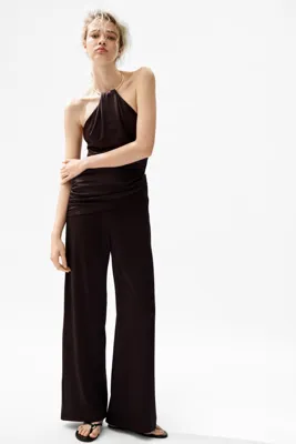 H&M Katlı Geniş Pantolon