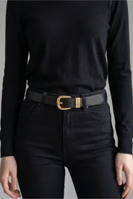 Kemerix %100 Hakiki Deri Kadın Takım Tokalı 2.8 cm Jean Kemeri Pantolon Kemeri