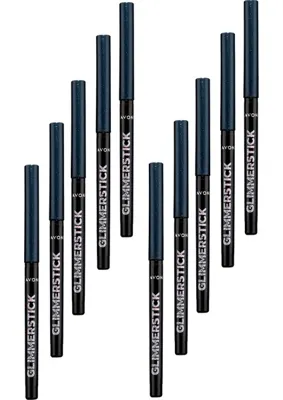 AVON Glimmersticks Pırıltılı Asansörlü Suya Dayanıklı Göz Kalemi Black Ice Onlu Set