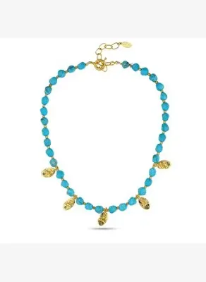 Selin Ecer Turquoise Summer Fish Necklace