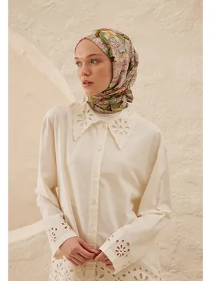 Fresh Scarfs Linda Desen Rami Şal Gül Pembe