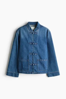H&M Düğüm Düğmeli Kot Ceket