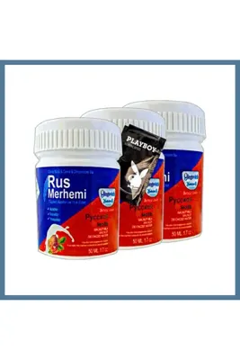 MyBest Rus Merhemi Glegnid Blue Tüy Kremi 22-2:0339 Rus Merhemi 3 Adet X 50 Ml + Yanında Jel ZFR