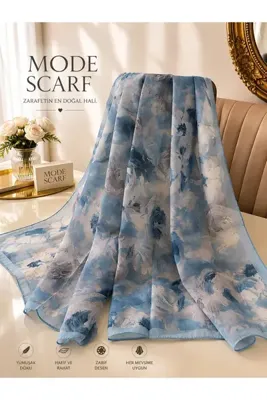 Modechic Collection Rosalie Desen Pamuklu Tesettür Şal