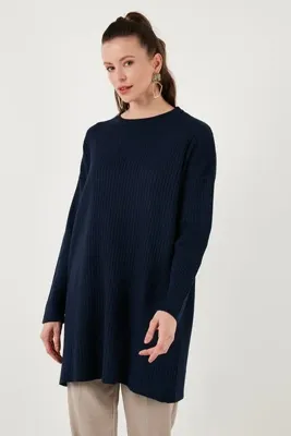 Lela Triko Modest Bisiklet Yaka  Kazak  KAZAK 4616152