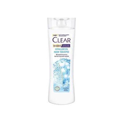 Clear Women Kepeğe Karşı Etkili Saç Bakım Şampuanı Hyaluron Nem Terapisi 350 ml