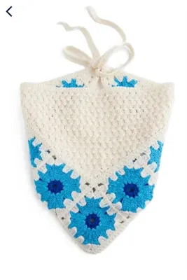 Genel Markalar Örgü Çiçek Desenli Bandana