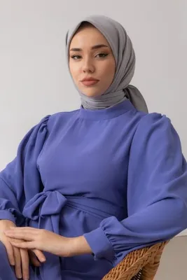 Silk Home GRİ Düz Twill Polyester Eşarp