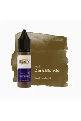 HANAFY Dark Blonde No2 15ml Kalıcı Makyaj Kaş Pigmenti