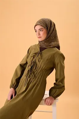 Silk Home Viskon Karışımlı Velora Eşarp Koyu Gri-Olive İndigo Krem Desenli Tok Duruşlu 90x90
