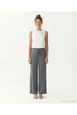 Yargıcı Wide Leg Normal Bel Pantolon