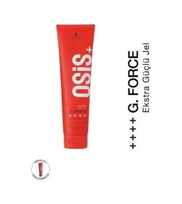 Osis Schwarzkopf Osis+ Texture G. Force Extra Strong Güçlü Tutucu Jöle 150 ML