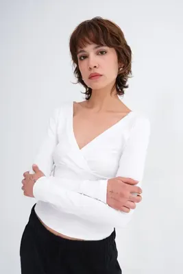 Addax V Yaka Uzun Kollu Bluz B1964