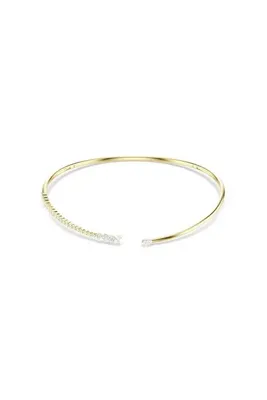 Swarovski Mesmera Gerdanlık, Karışık kesimler, Beyaz, 18k altın rengi yüzey