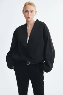 H&M Balon Kollu Anvelop Ceket