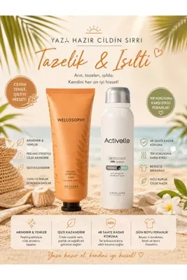 Oriflame Activelle deodorant, Wellosophy maske
