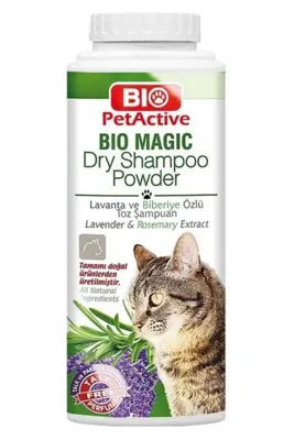Bio PetActive Bio Pet Active Bio Magic Dry Shampoo Powder - Kedi Toz Şampuan 150 gr