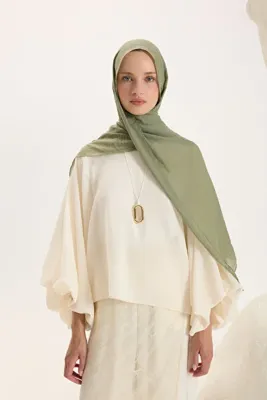 QEF Daily Cotton Şal Çağla Yeşili