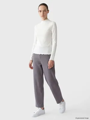 LCW Comfort Beli Lastikli Kadın Pantolon