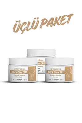Tayaliva 3'lü Set Neck Care 360 - Boyun, Çene ve Dekolte Bölgesi Sıkılaştırıcı Toparlayıcı Bakım Kremi