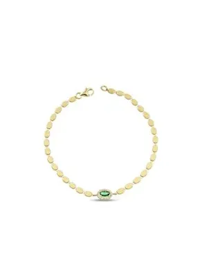 Cherry By Özkonak Green Lumi 14 Ayar Altın Bileklik