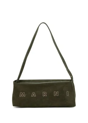 Marni Museo Haki Kadın Süet Çanta