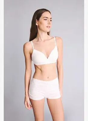 Defacto Çiçekli Dantel Detaylı Penye Açık Pembe Boxer