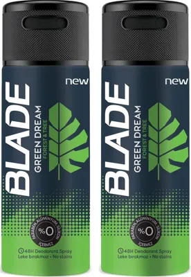 Blade Green Dream Deodorant 150 Ml 2 ADET