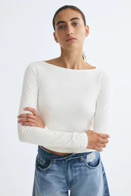 H&M Kayık Yakalı Üst