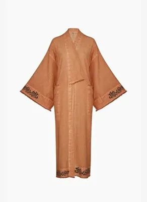 İkikız Turuncu Gaia Kimono