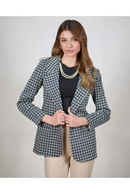 AD Fashion Kare Desen Ceket