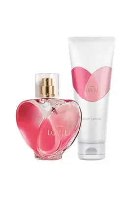 Avon ( KİL MASKESİ HEDİYE ) Lov U EDP 50 ml Kadın Parfüm Seti ( 1 ADET )