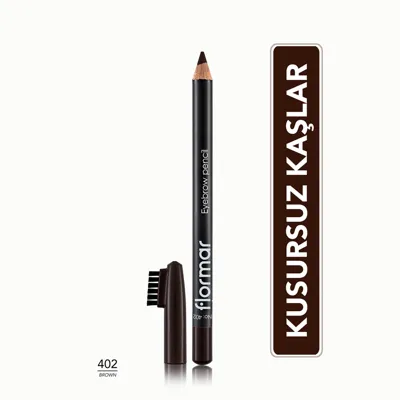 Flormar Yumuşak Uçlu ve Dağıtıcı Fırçalı Kaş Kalemi 405 Bitter Brown