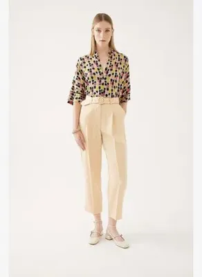 Exquise Kemerli Cigarette Pantolon 
