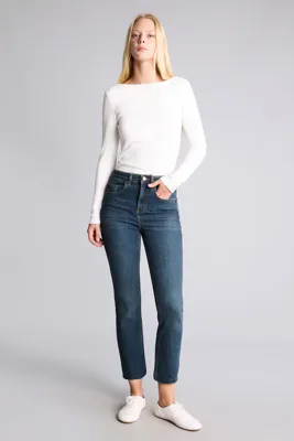 Defacto Crop Flare Fit Orta Bel Jean