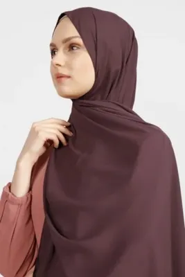 Differenza Krep Şal Koyu Mürdüm