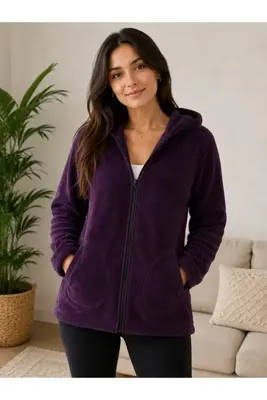 Sweet's Collection Kadın Welsoft Peluş Ceket
