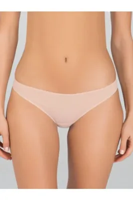 Kom Kadın Ten Lara Dikişsiz Bikini Külot
