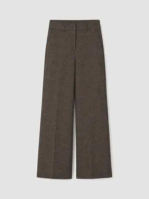 LCW EVERYDAY Geniş Paça Ekose Kadın Kumaş Pantolon