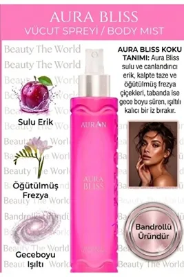 BEAUTY THE WORLD ModaDünyası Auran Baby Powder Vücut Spreyi 100ml