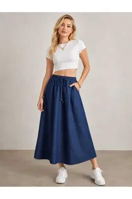 Moda Kazanç kot etek