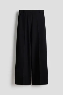 H&M Wrinkle-resistant Geniş Şık Pantolon